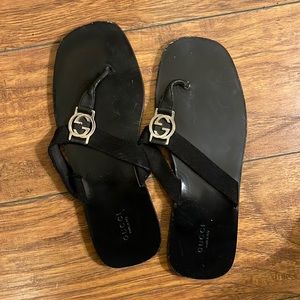 Vintage Gucci black sandals